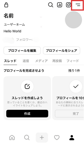 スレッズ,エラーが発生しました