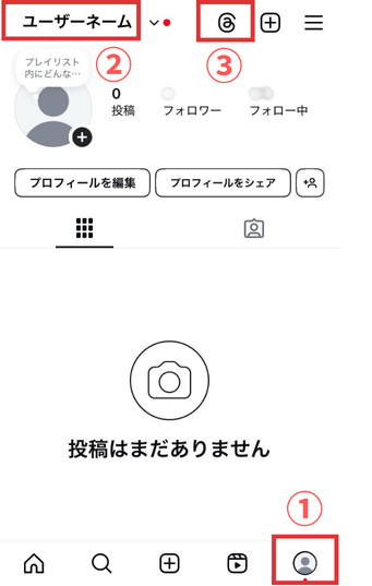 スレッズ,エラーが発生しました