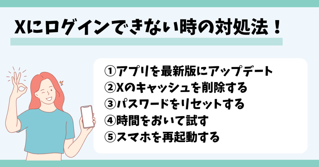 x,ログインできない