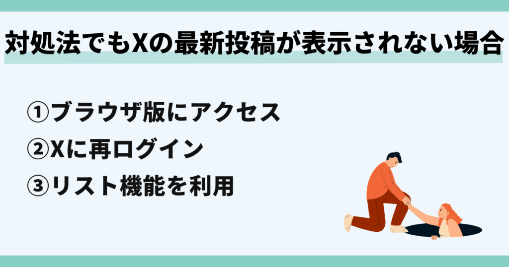 X,最新投稿,表示されない
